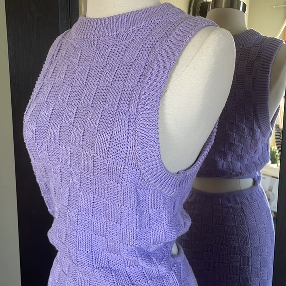 Rue Stiic Esther Knit Lavender Maxi Dress S - Picture 1 of 12